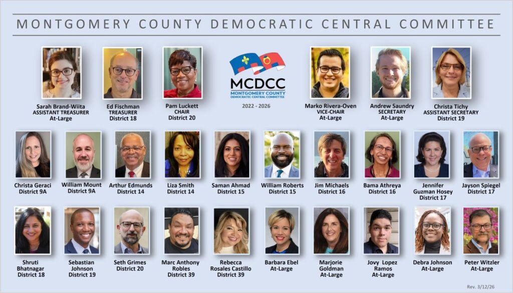 MCDCC members, March 2026